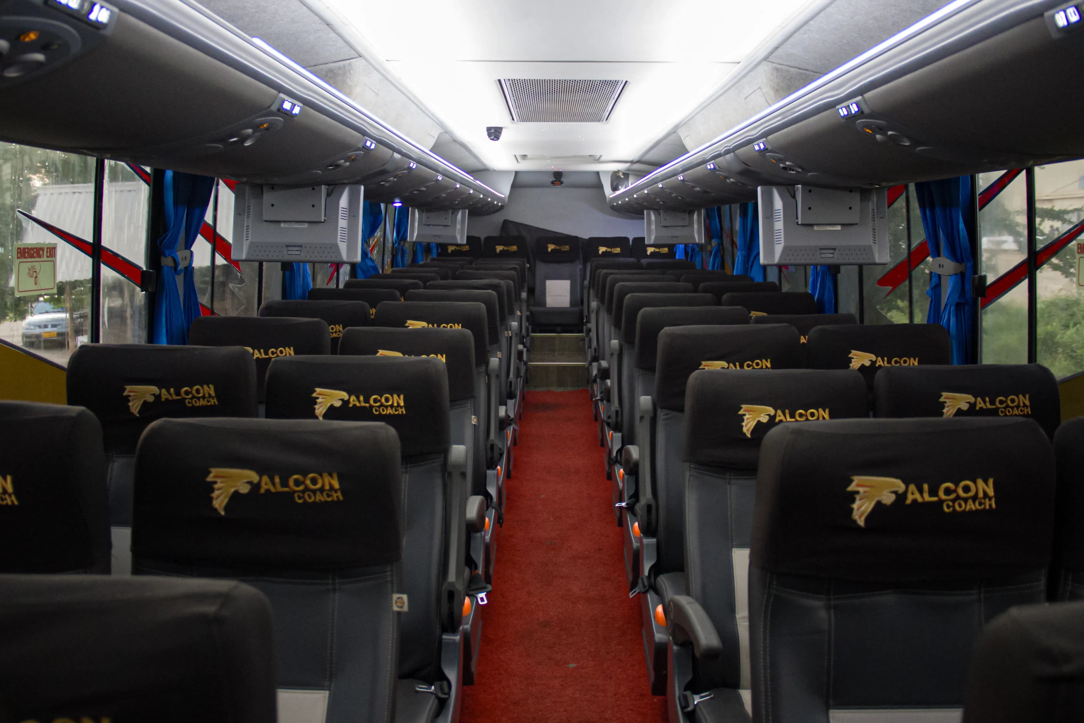 Falcon Bus interior