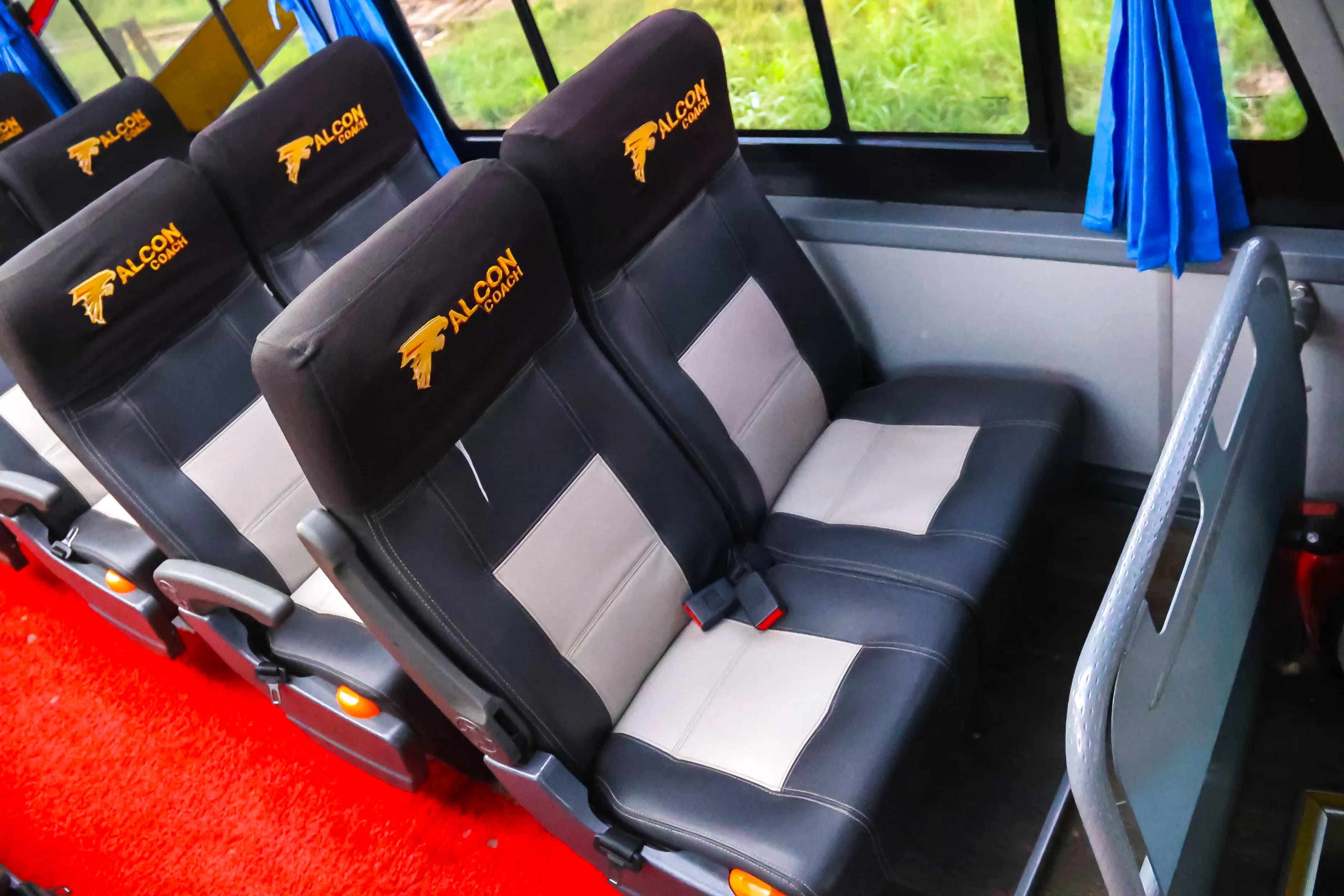 Falcon Bus interior